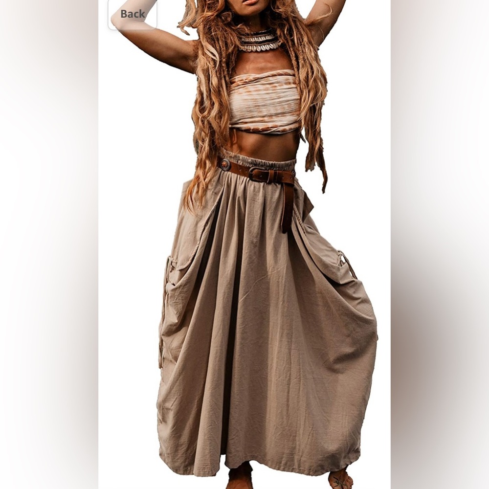 Boho maxi skirt